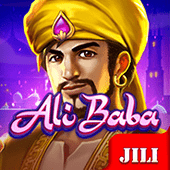 Ali Baba slot with treasure cave and gold coins
