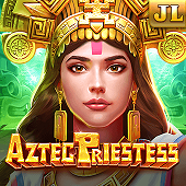 Aztec Priestess slot with jungle temple background