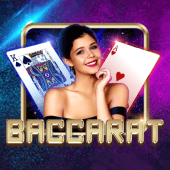 Baccarat B table with alternate camera angle