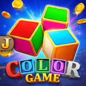 Color Game board with three colored dice faces