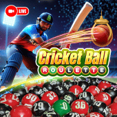 Cricket Ball Roulette wheel with cricket ball