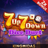 Dice Duet layout with two rolled dice