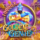 Golden Genie slot with a lamp and treasure