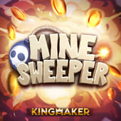 Minesweeper grid with a revealed safe tile
