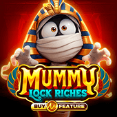 Mummy Lock Riches slot with sarcophagus and gold