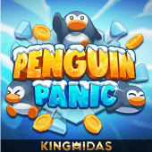 Penguin Panic with cartoon penguins on ice