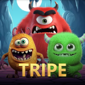 Tripe card game with a three-card arrangement